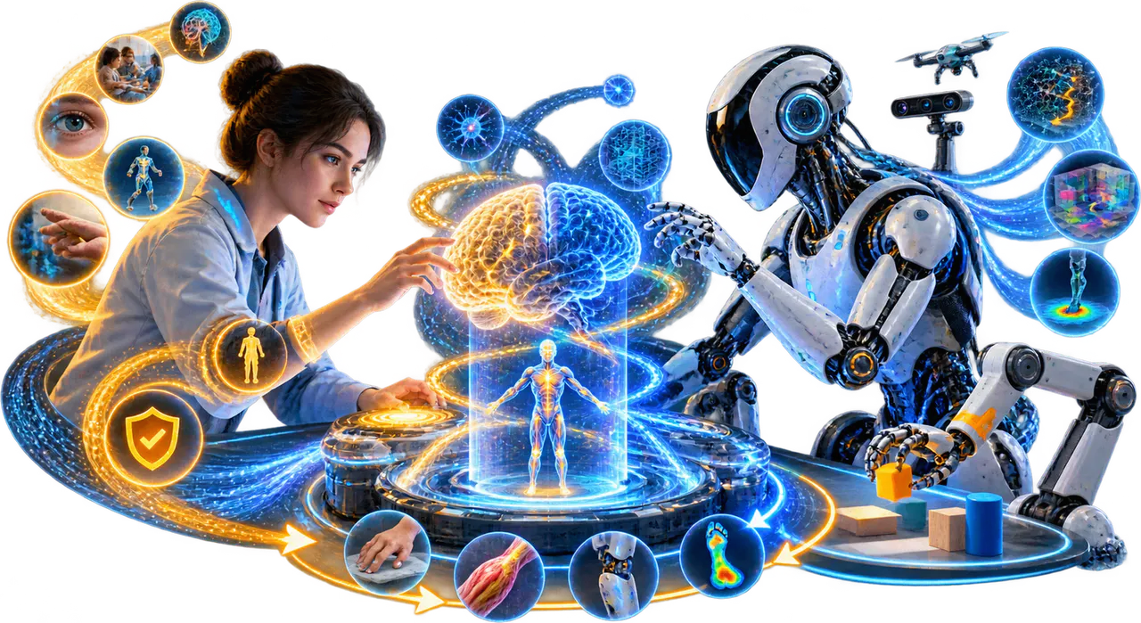 Robotics + Embodiment research domain diagram