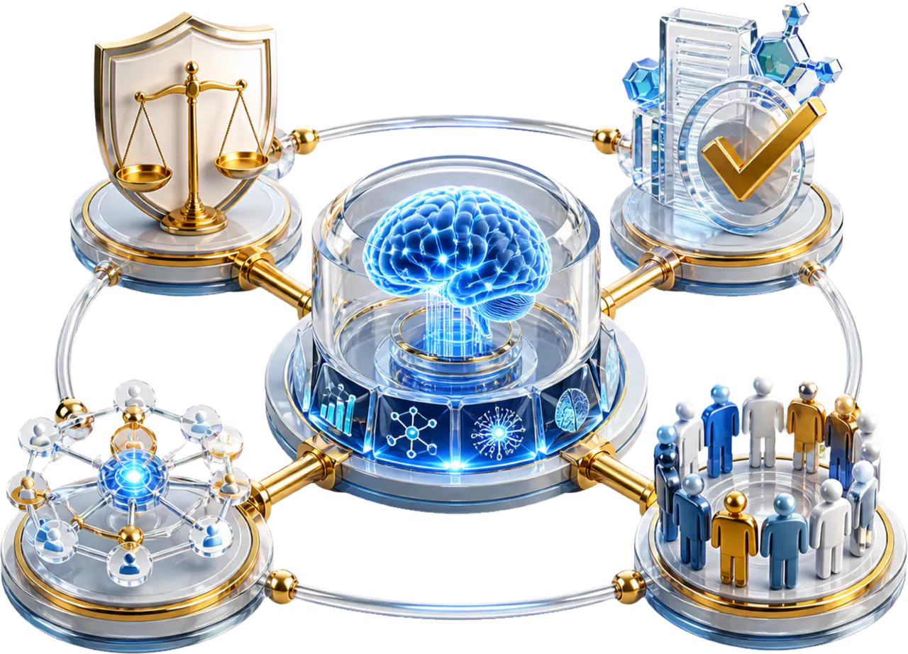 A research ecosystem shaped by governance, public participation and accountable decision making