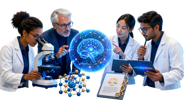 Researchers advancing a collaborative neuroscience project