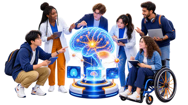 Students and emerging researchers learning within a connected research community